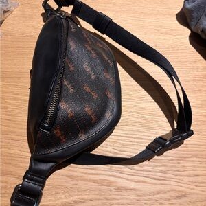 Coach Black and Brown Belt Bag